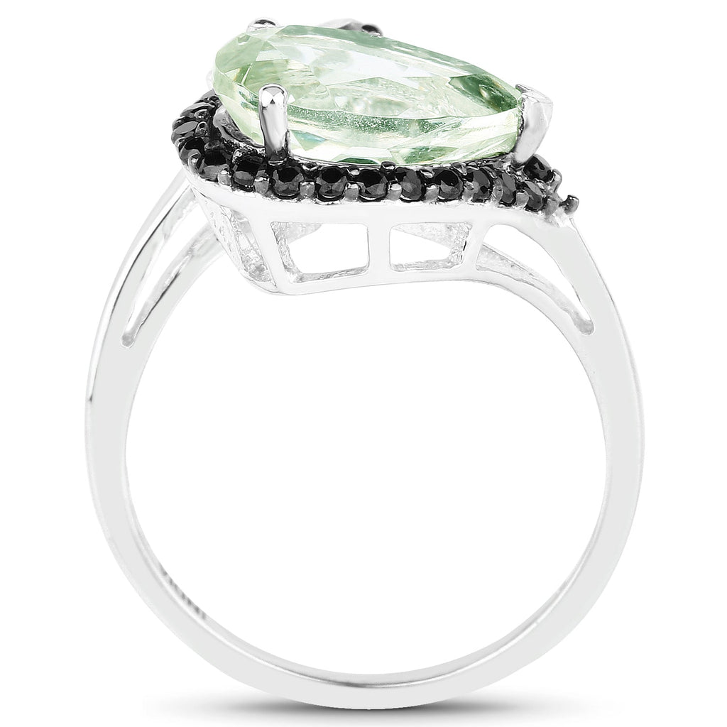 3.42 Carat Genuine Multi-Stone .925 Sterling Silver Ring