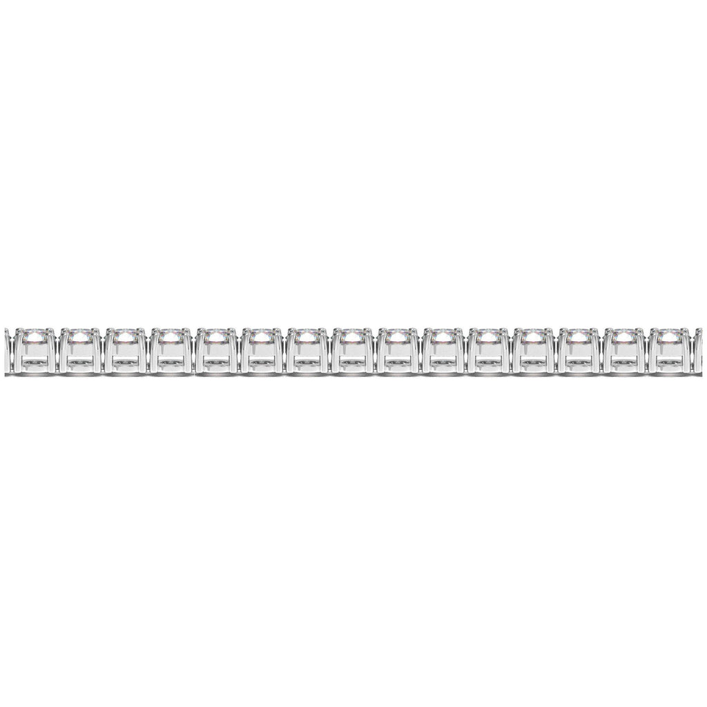 Lab Grown Round Diamond Tennis Bracelet in 14k White Gold (8 ct. t.w. F/G VS2/SI1)