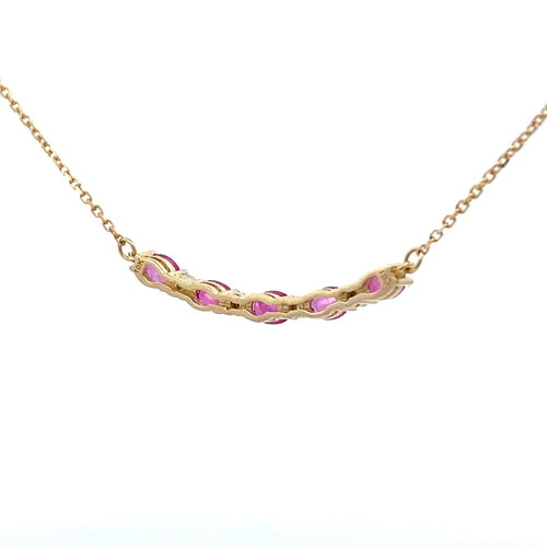 .73ct Ruby Diamond Fashion Pendants 10KT Yellow Gold