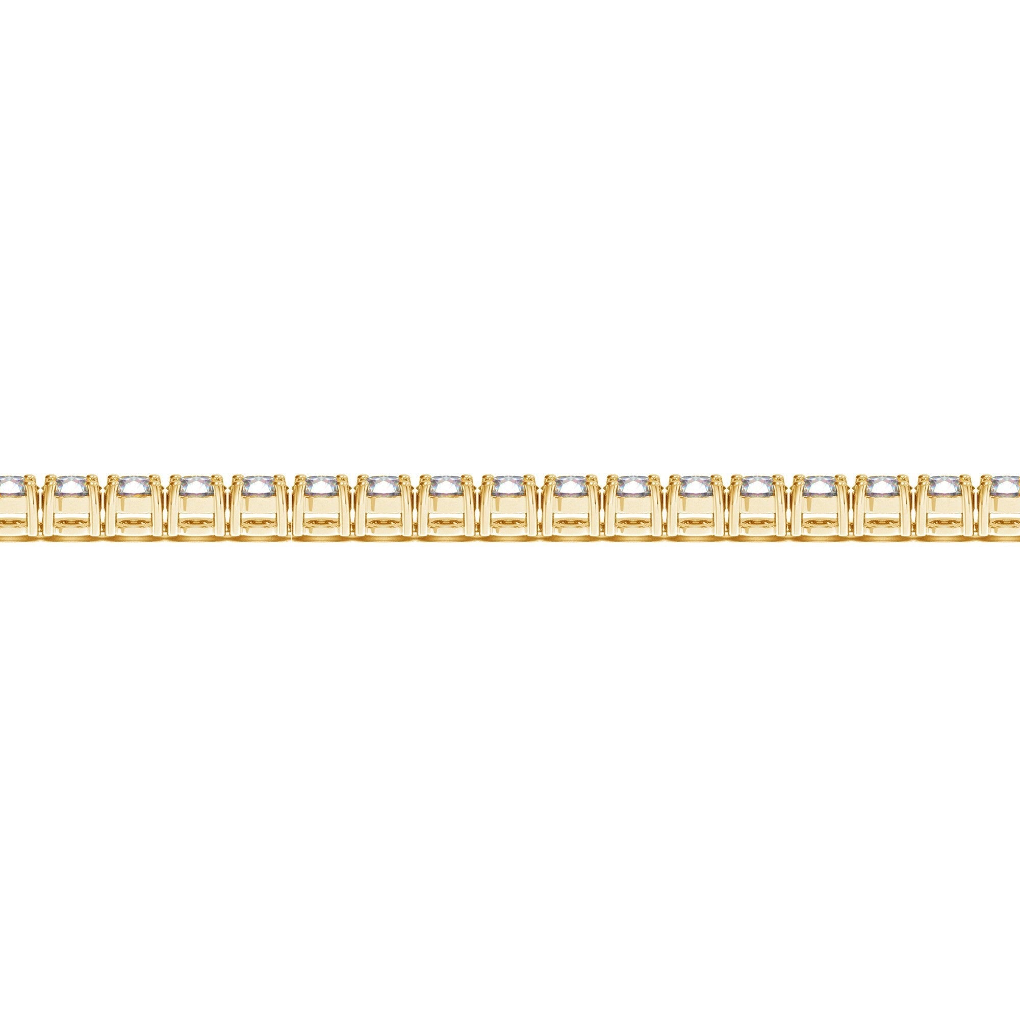 Lab Grown Round Diamond Tennis Bracelet in 14k Yellow Gold (6 cctw F/G  VS2/SI1)