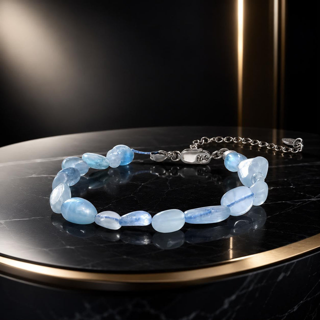 925 Sterling Silver Crystal Bracelet 15+6cm for Women