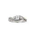 .70ct Diamond Engagement Ring Set 14K White Gold