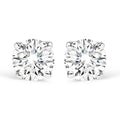 14K Yellow Gold 1.0 Cttw Lab Grown Diamond Solitaire Stud Earrings