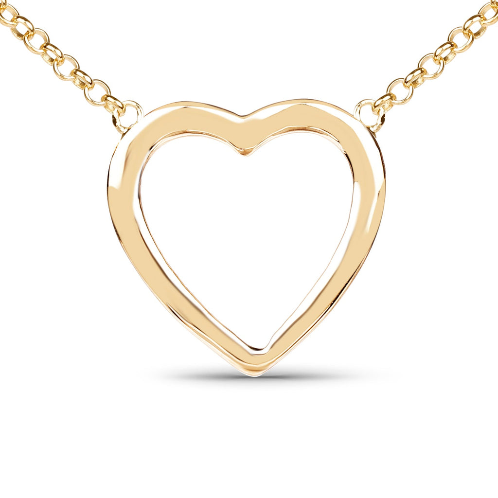 14K Yellow Gold Plated 5.06 Grams .925 Sterling Silver Pendant