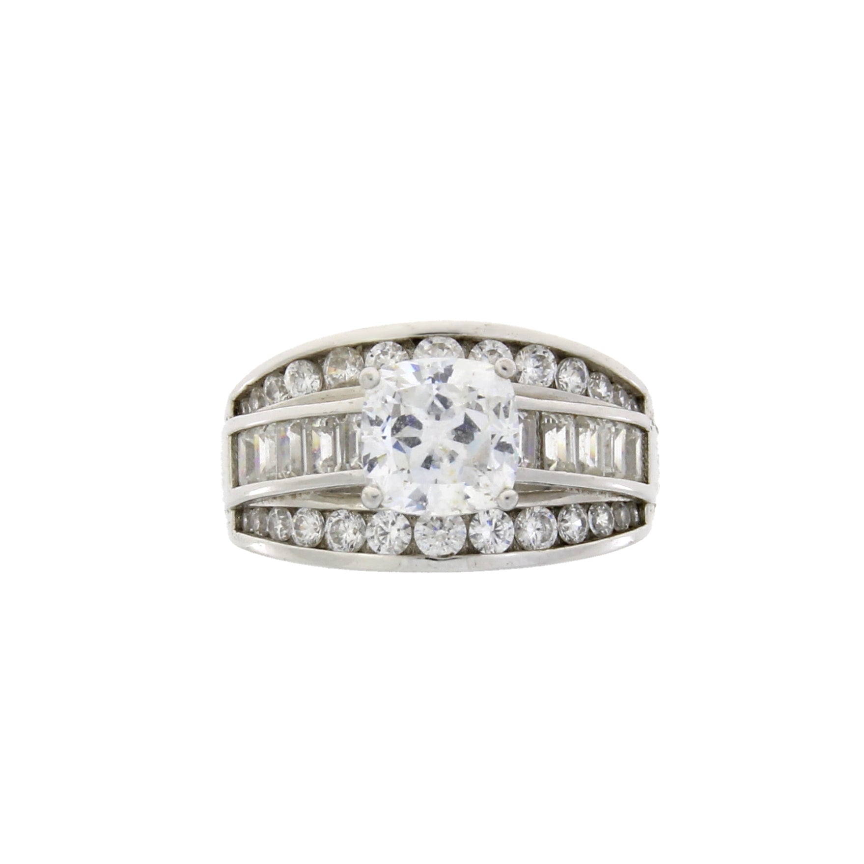 Cubic Zirconia CZ SS Bridal Sterling Silver