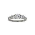 Cubic Zirconia CZ Stainless Steel Bridal Sterling Silver