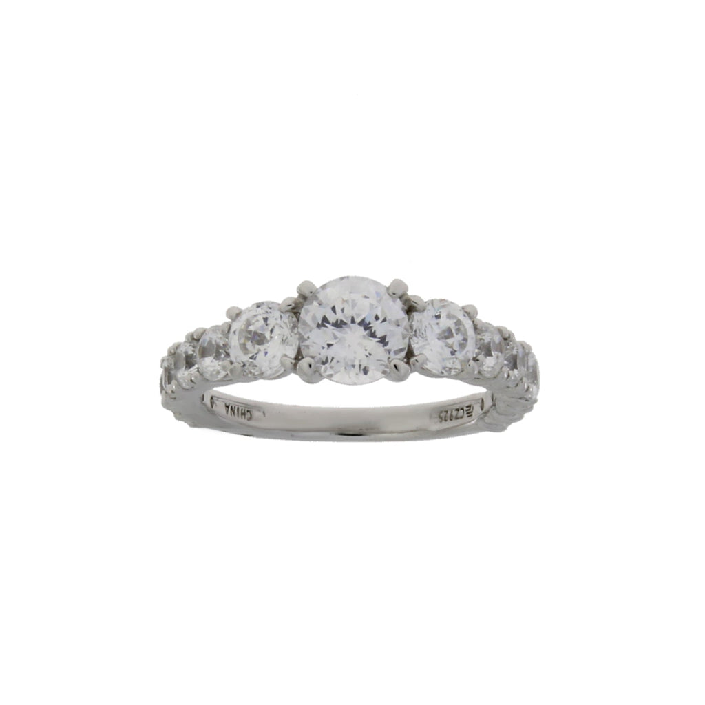Cubic Zirconia CZ Stainless Steel Bridal Sterling Silver