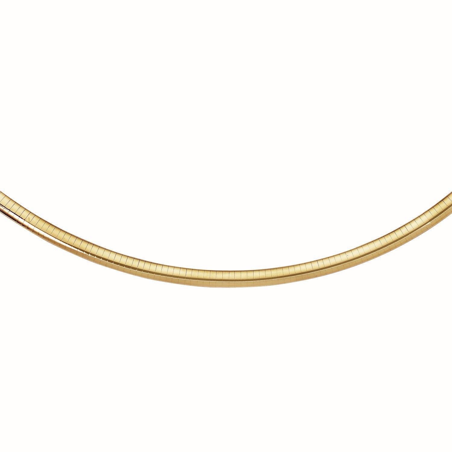 14k Yellow Gold Classic Omega Chain (6 mm)
