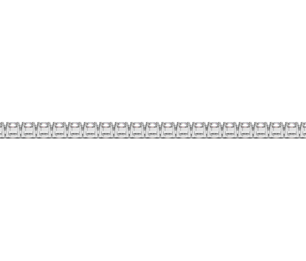 Lab Grown Round Diamond Tennis Bracelet in 14k White Gold (4 cctw F/G VS2/SI1)