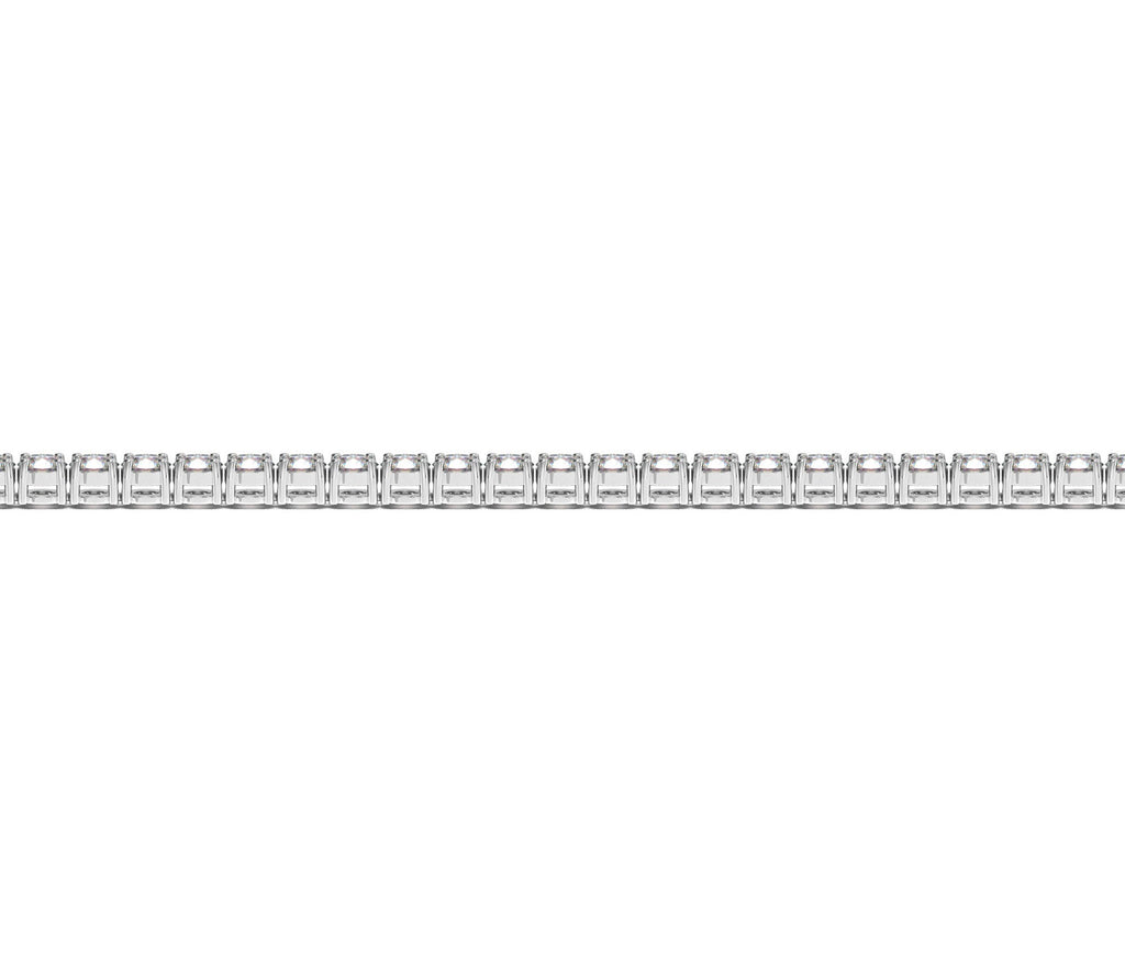 Lab Grown Round Diamond Tennis Bracelet in 14k White Gold (3 cctw F/G VS2/SI1)
