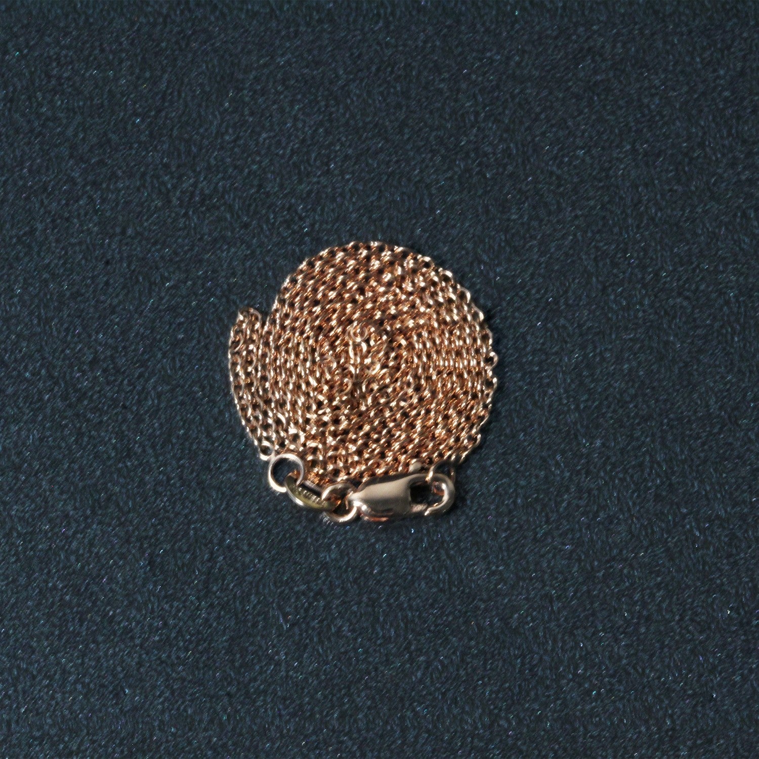 14k Rose Gold Round Cable Link Chain (1.25mm)