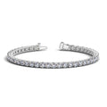 Lab Grown Round Diamond Tennis Bracelet in 14k White Gold (8 ct. t.w. F/G VS2/SI1)