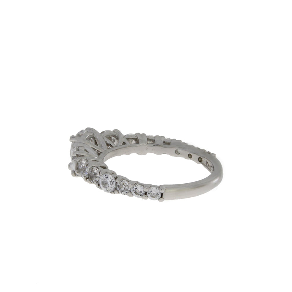 Cubic Zirconia CZ Stainless Steel Bridal Sterling Silver