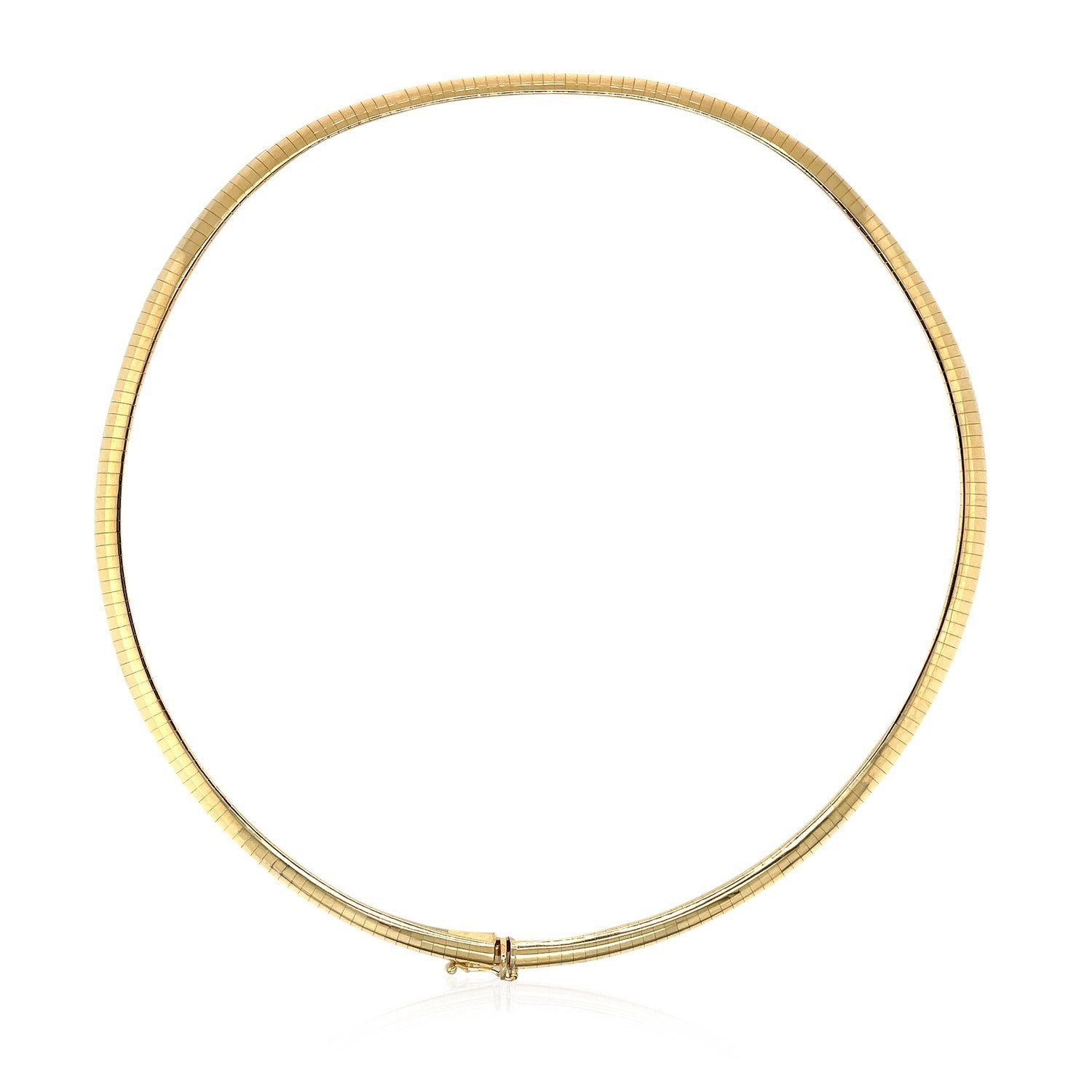 14k Yellow Gold Classic Omega Chain (6 mm)