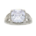 Cubic Zirconia Ring Sterling Silver