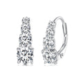 S925 Sterling Silver 0.50 Carat Moissanite Earrings for Women
