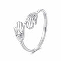 925 Sterling Silver Pavé Setting CZ Ring for Women