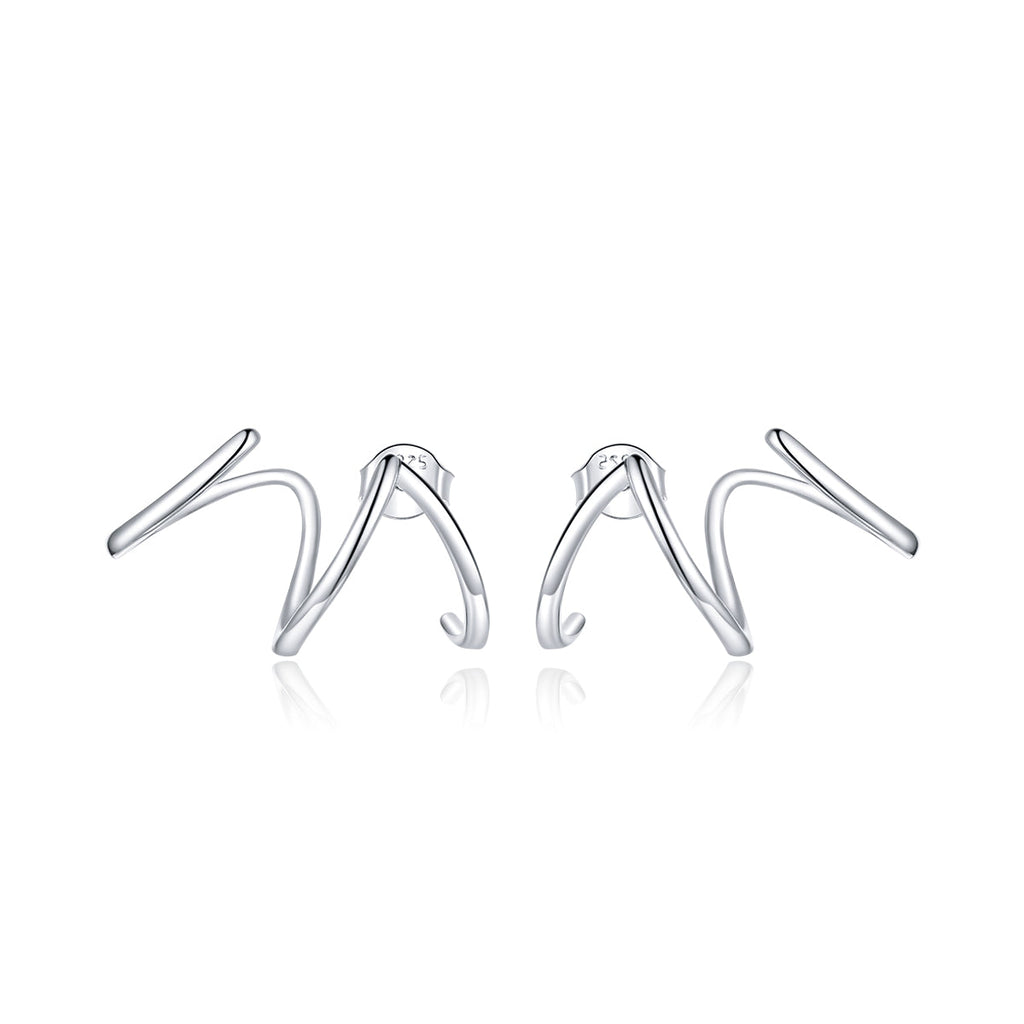 925 Sterling Silver Oxidized Earrings for Women