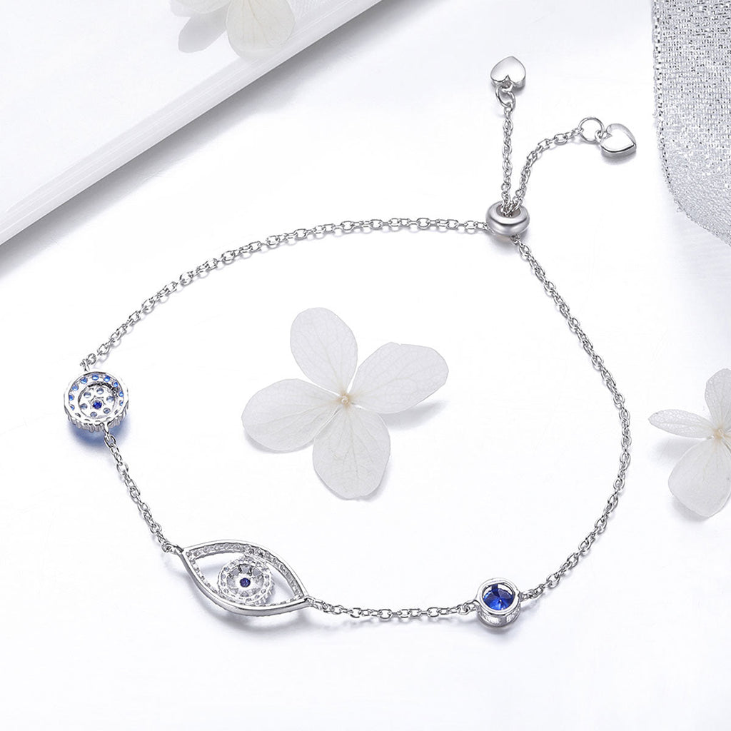925 Sterling Silver Bracelet 22cm Length 0.9*2.2cm for Women