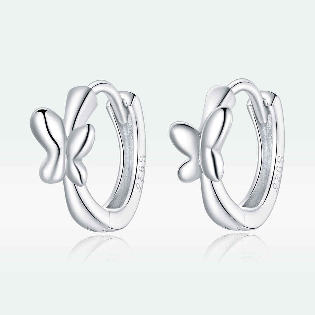 925 Sterling Silver Plated Platinum Earrings for Women