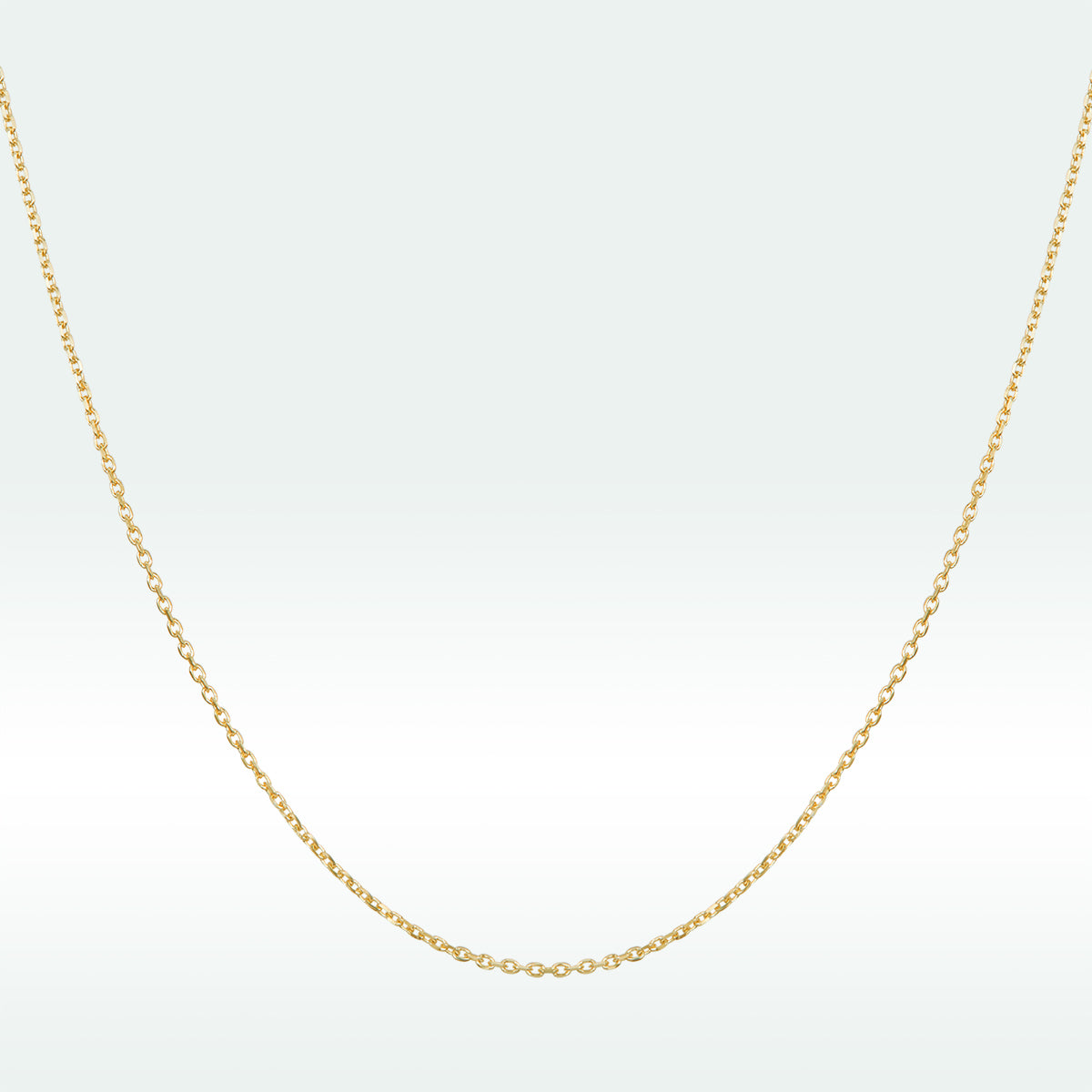 925 Sterling Silver Gold Plated 40cm Necklace for Women