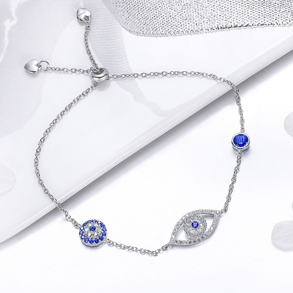 925 Sterling Silver Bracelet 22cm Length 0.9*2.2cm for Women