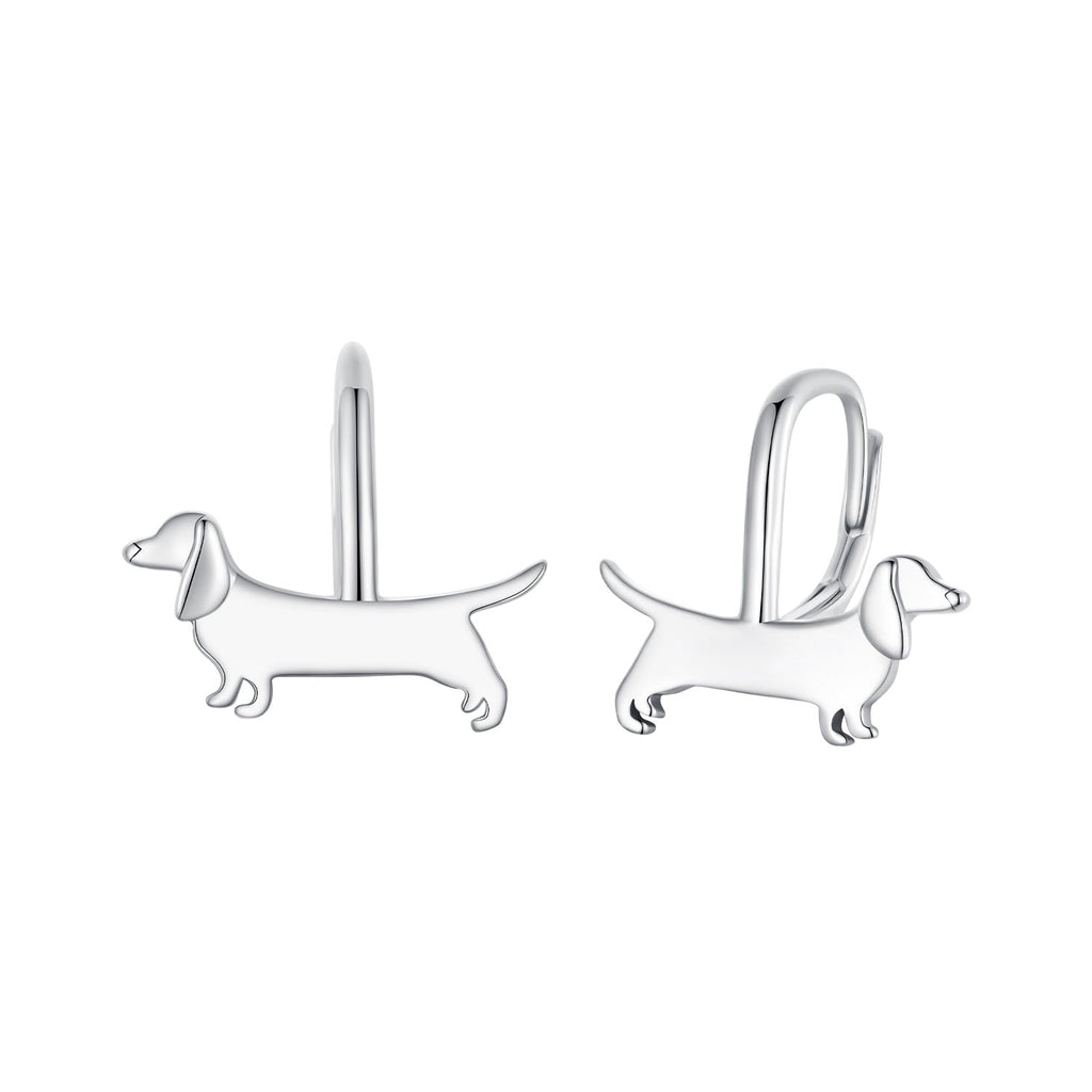 925 Oxidized Silver Earrings 17mm for Women