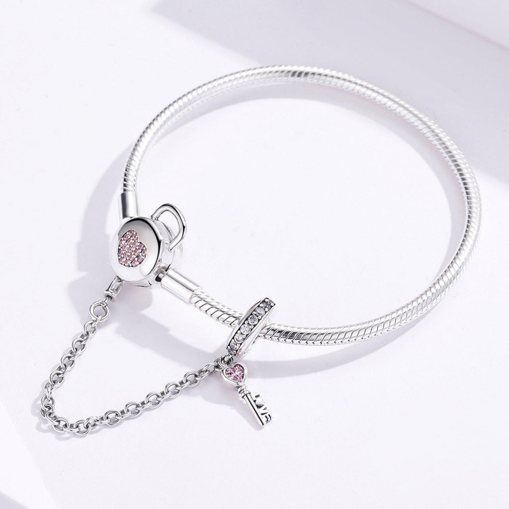 925 Sterling Silver Bracelet 17cm for Women