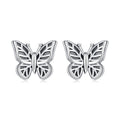 925 Sterling Silver Oxidized Silver Earrings for Women