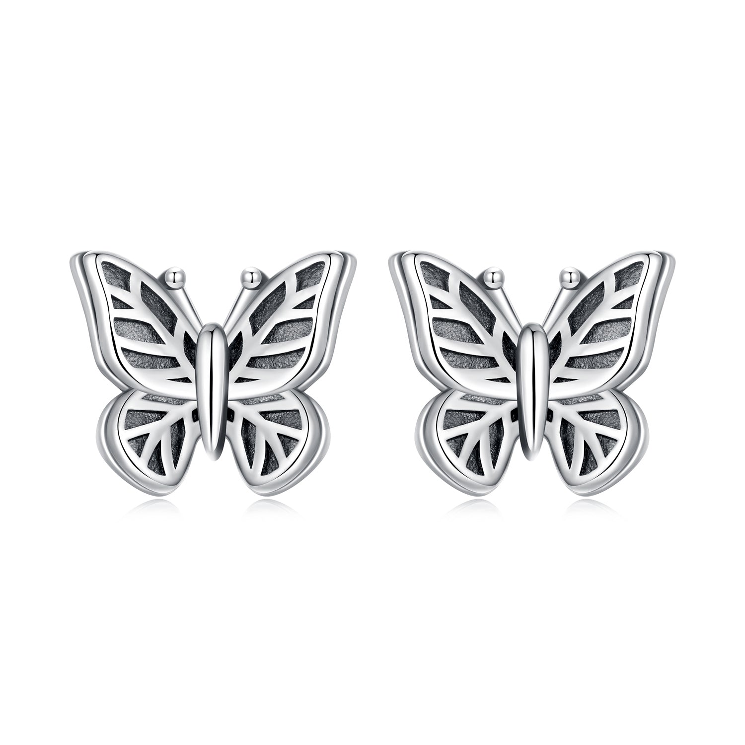 925 Sterling Silver Oxidized Silver Earrings for Women
