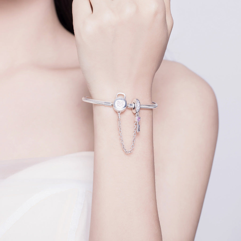 925 Sterling Silver Bracelet 17cm for Women
