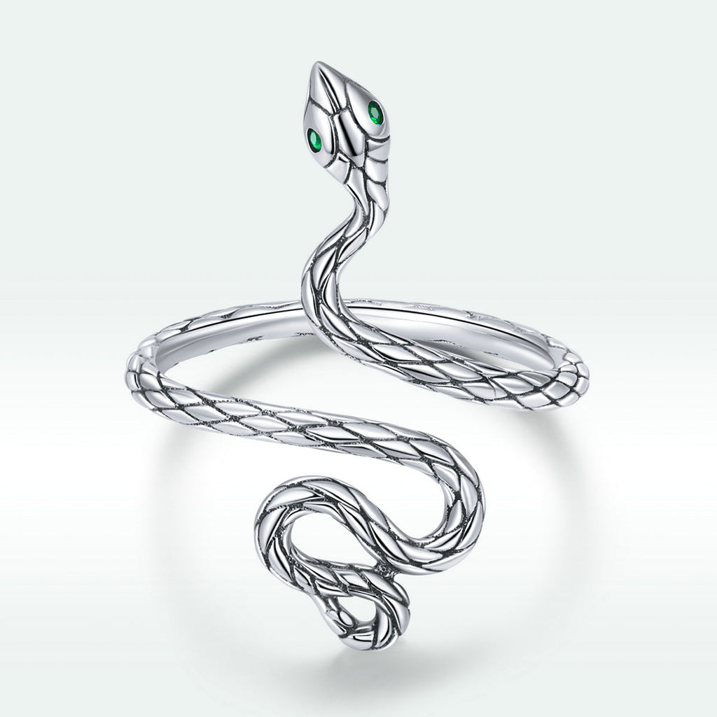 925 Sterling Silver Oxidized Pavé Setting CZ Ring