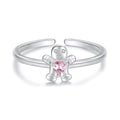 925 Sterling Silver White Gold Plated Pavé Setting CZ Ring