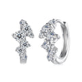 925 Sterling Silver Earrings with CZ White Gold Plating