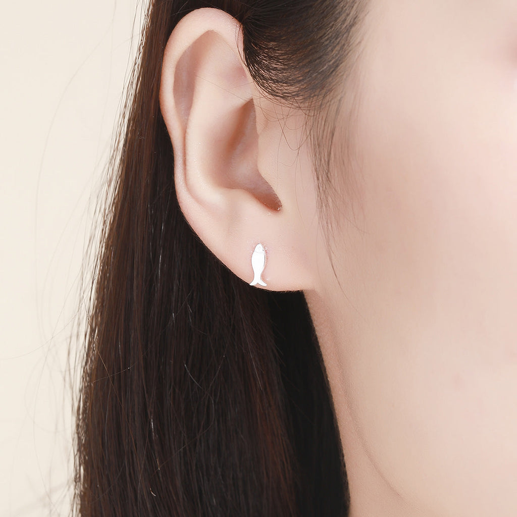 925 Sterling Silver Earrings with Platinum Plating for Women