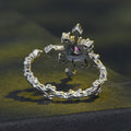 925 Sterling Silver Pavé Setting CZ Ring for Women