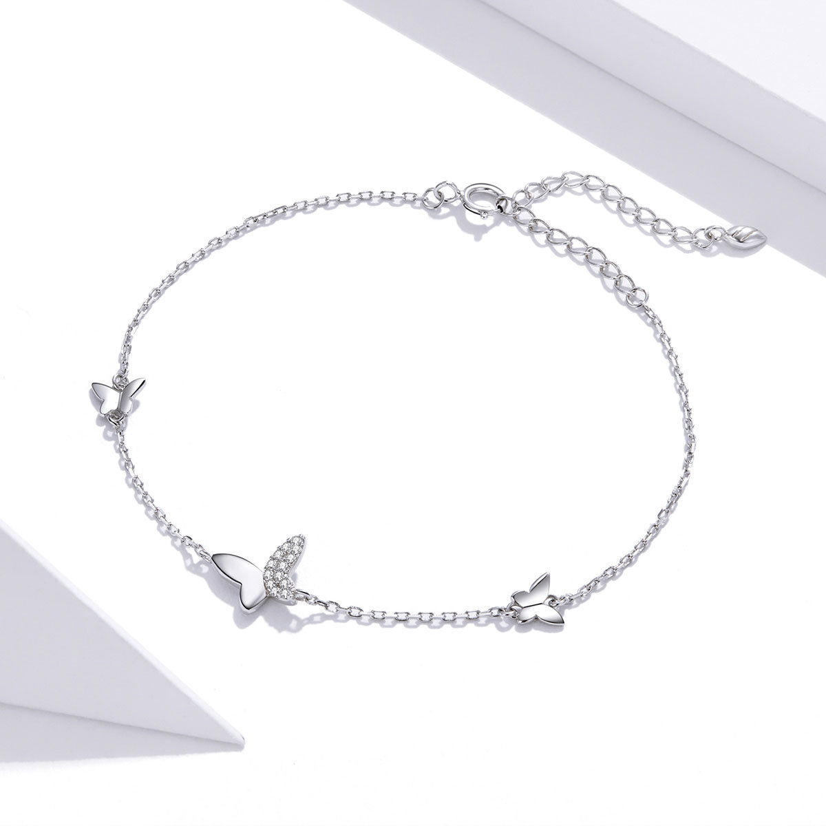 925 Sterling Silver Pavé Setting CZ Bracelet for Women