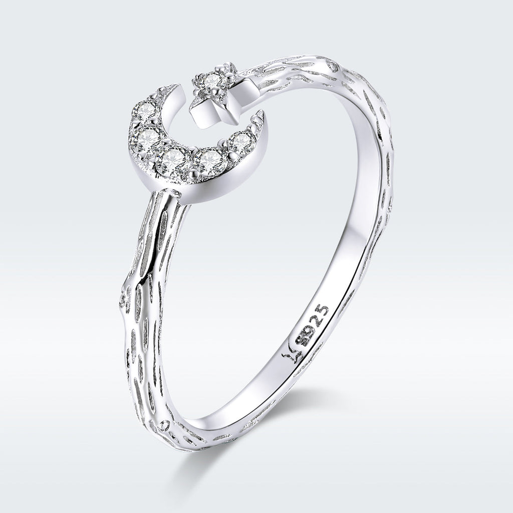 925 Sterling Silver Custom Ring with Pave Setting CZ