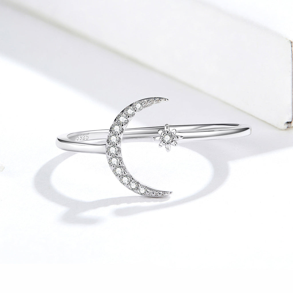 925 Sterling Silver Ring with Pavé Setting CZ