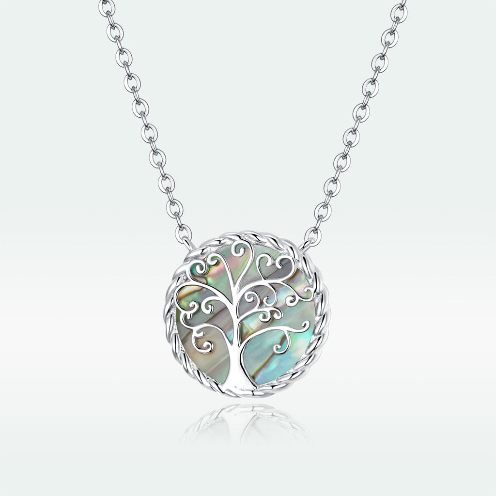 925 Sterling Silver Adjustable Mica Necklace for Women