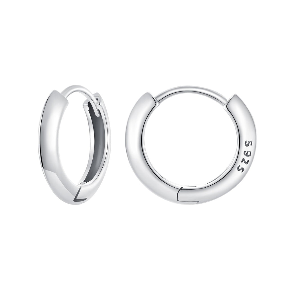 925 Sterling Silver Oxidized 14x3mm Earrings