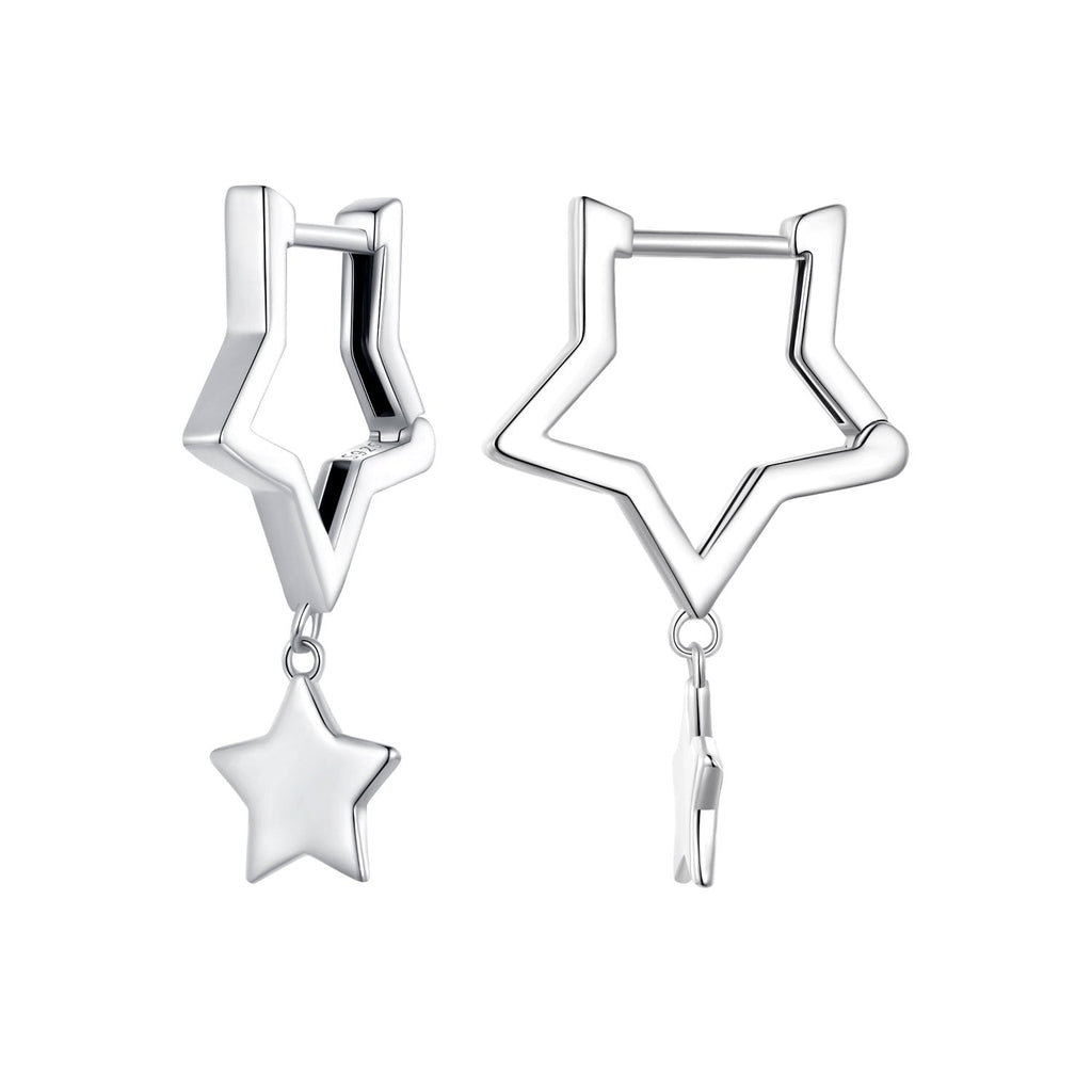 925 Sterling Silver Earrings 25*8mm for Women