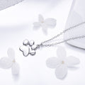 925 Sterling Silver Necklace with SCN Pendant 1.5x1.4cm for Women