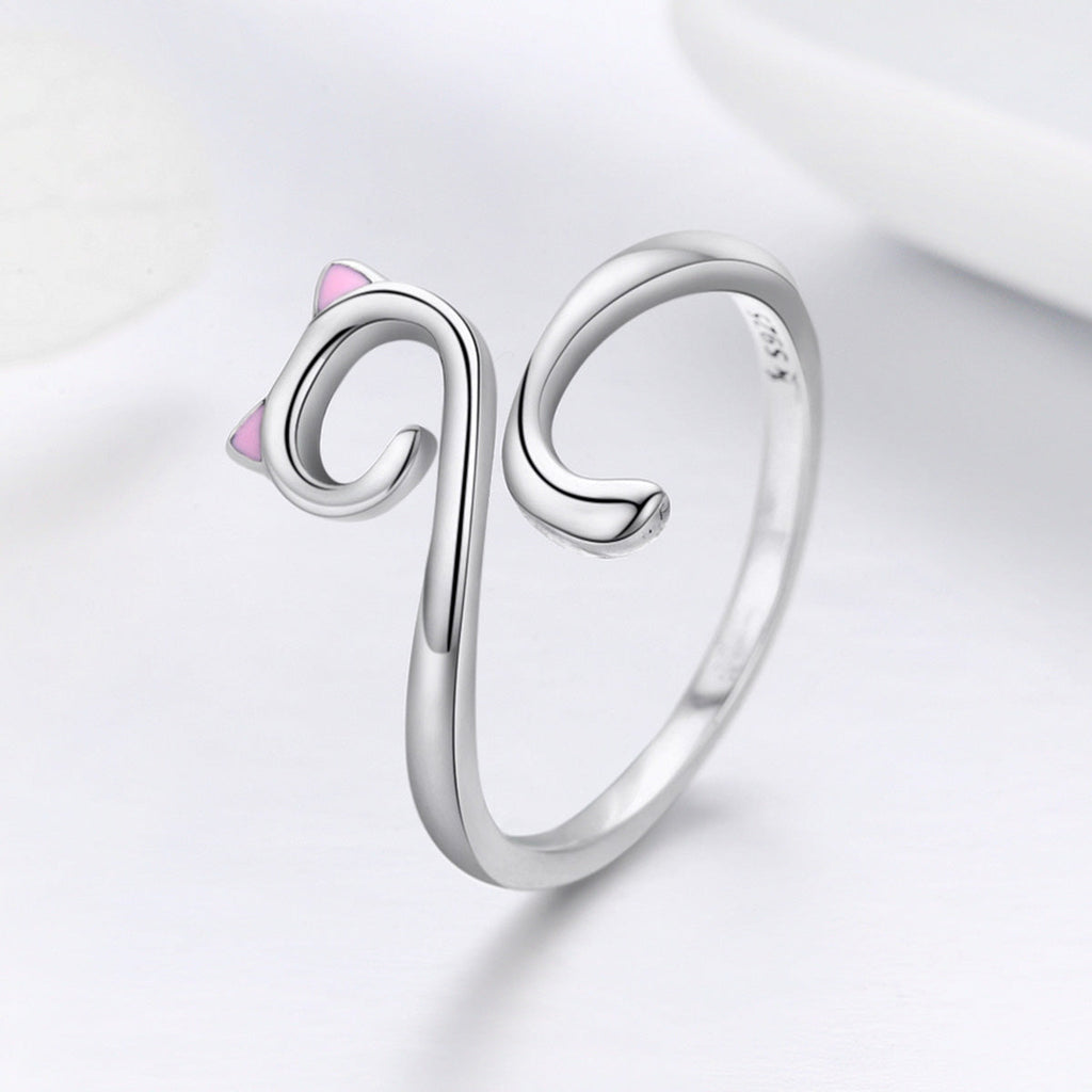 S925 Sterling Silver Adjustable Ring for Women