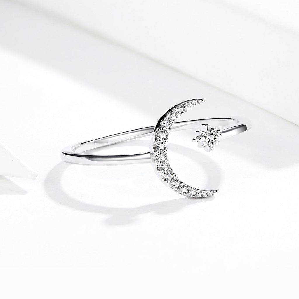 925 Sterling Silver Ring with Pavé Setting CZ