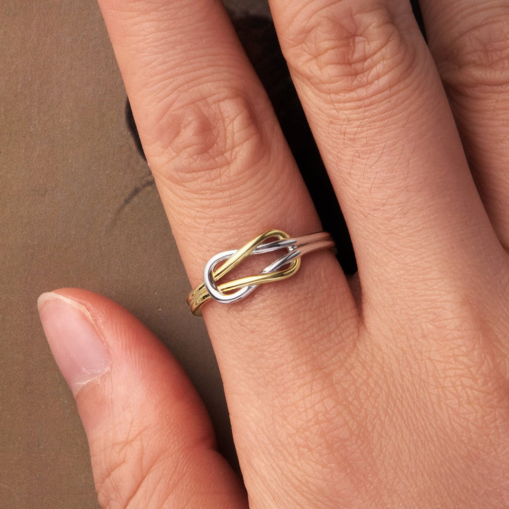 925 Sterling Silver Plated White Gold Ring for Women