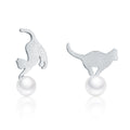 925 Sterling Silver Shell Pearl Earrings for Women