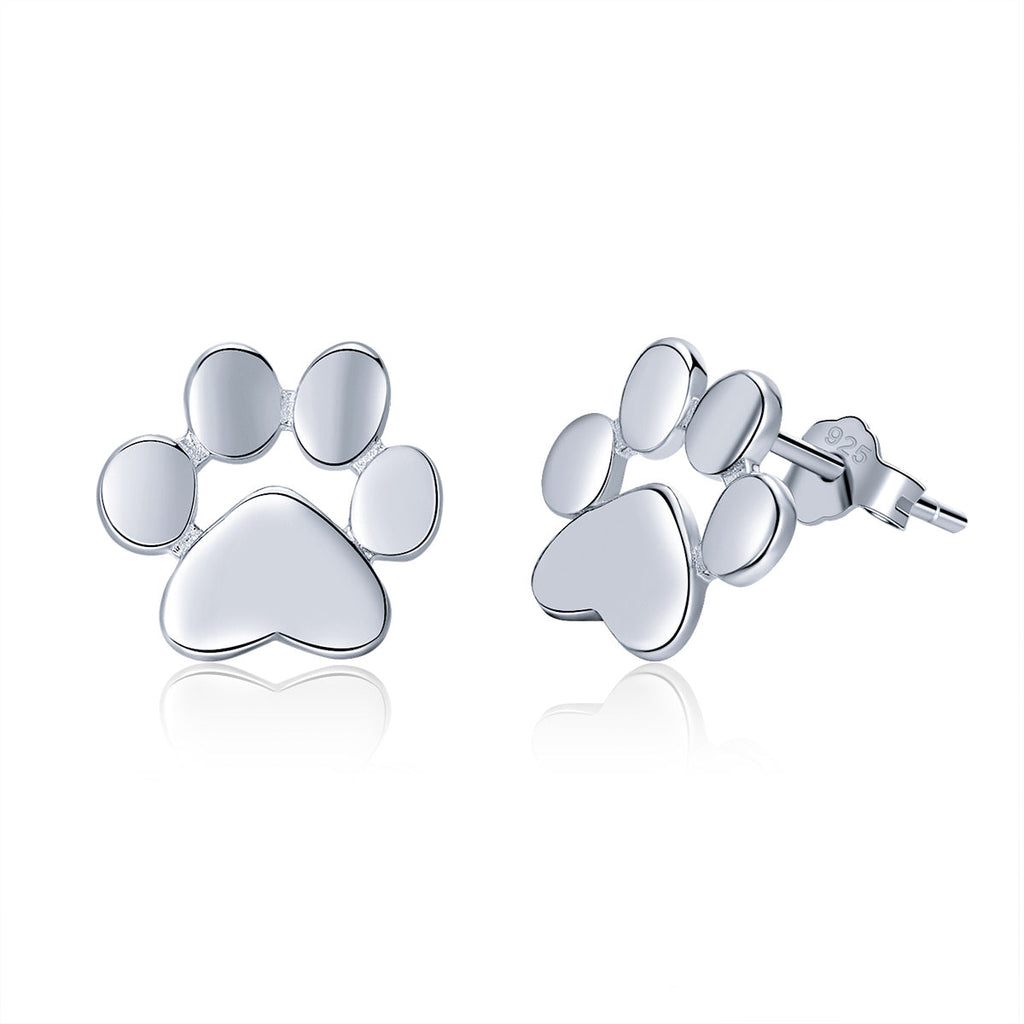 925 Sterling Silver Platinum Plated Earrings for Women