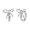925 Sterling Silver Earrings with White Gold Plating for Women