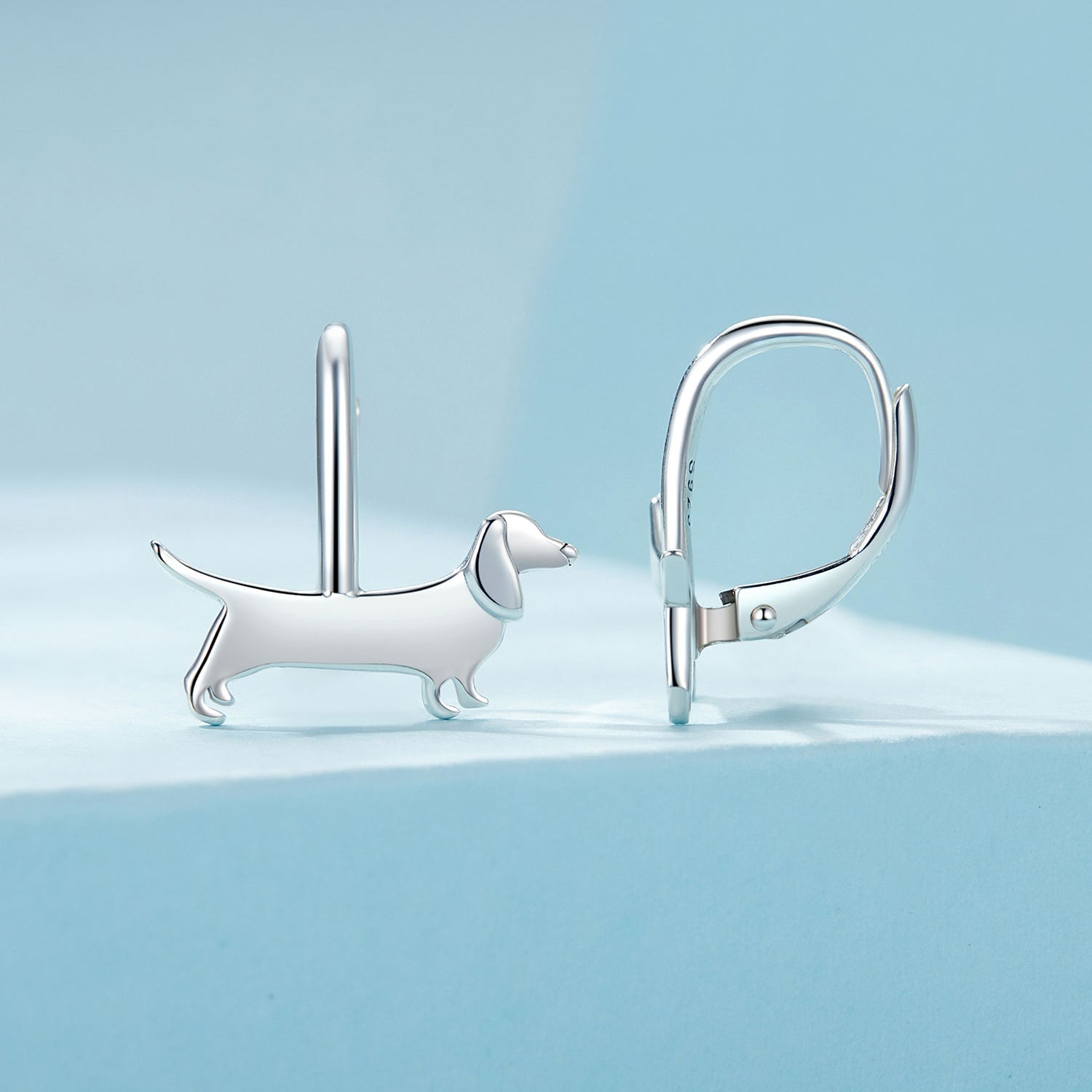 925 Oxidized Silver Earrings 17mm for Women